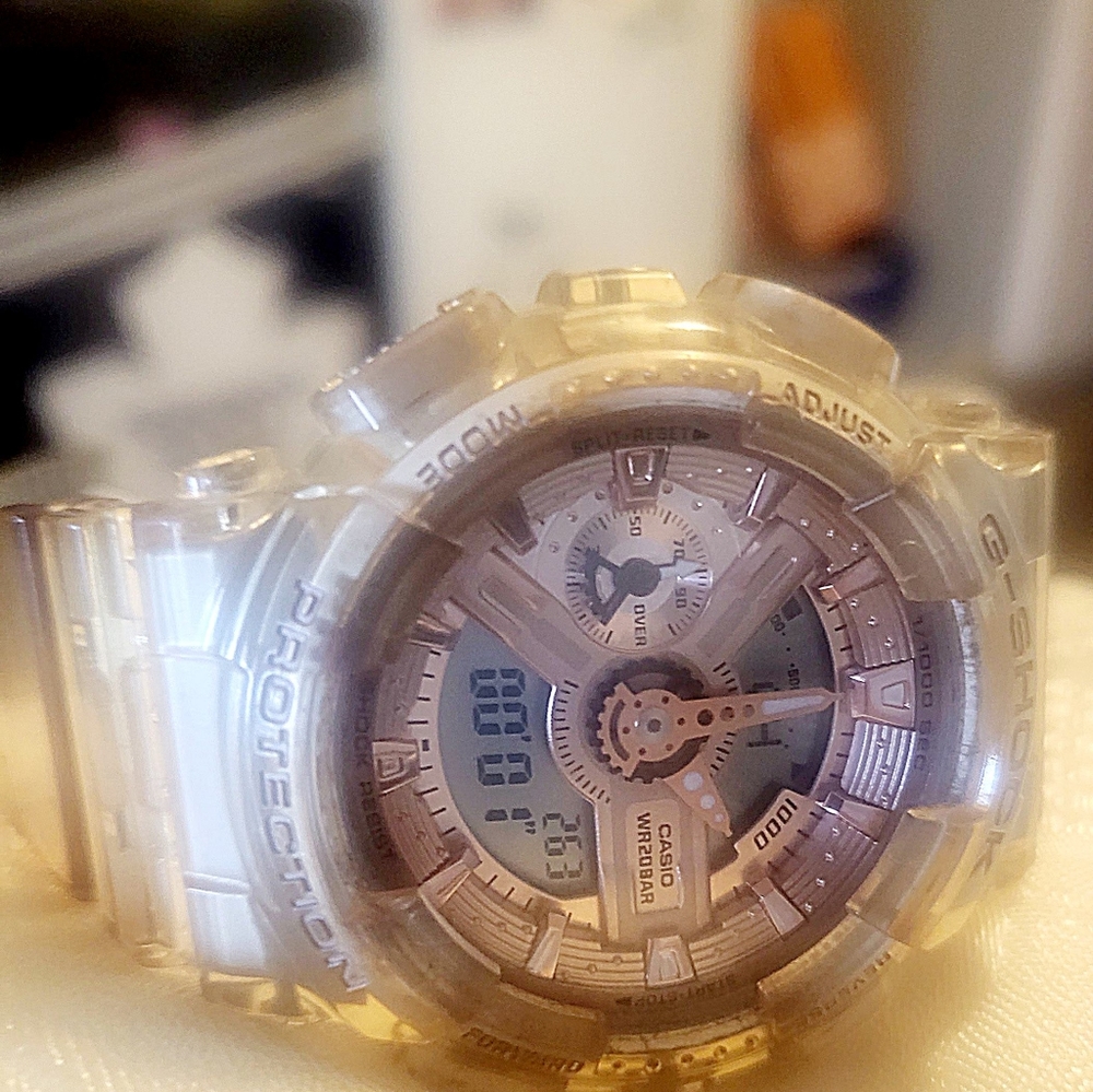 Woman's Gshock 44 mm watch